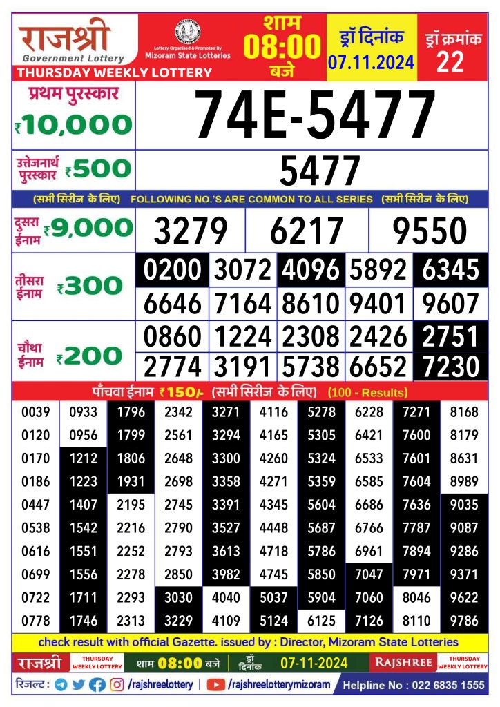 rajshree-lottery-8pm-result-7-11-2024-official-result